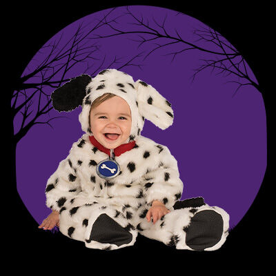 Costume de bébé dalmatien